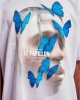 Тениска Le Papillon Oversize Tee lilac XXL
