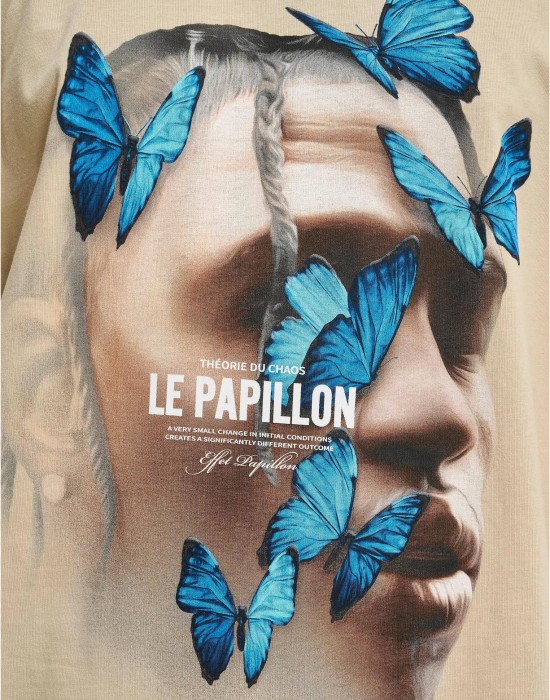 Тениска Le Papillon Oversize Tee sand XXL