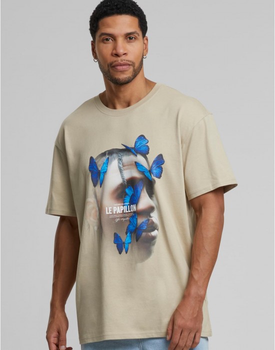 Тениска Le Papillon Oversize Tee wet sand XXL