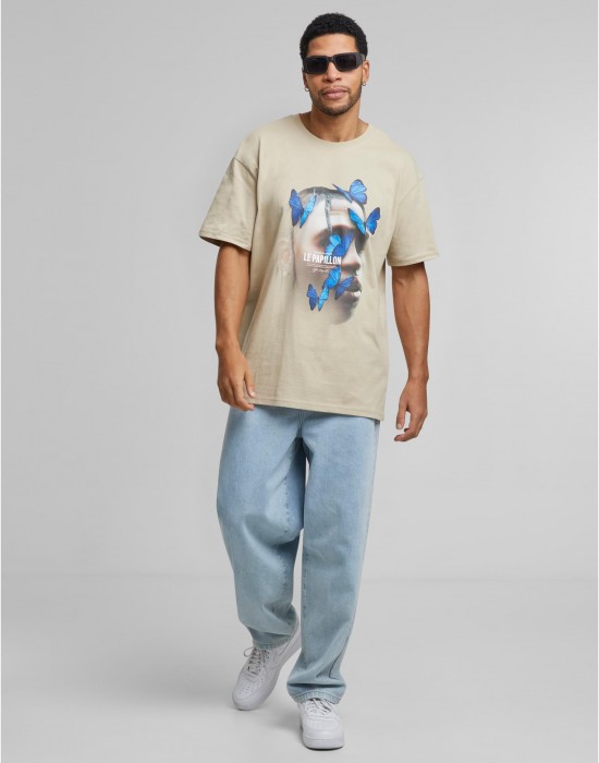Тениска Le Papillon Oversize Tee wet sand XXL