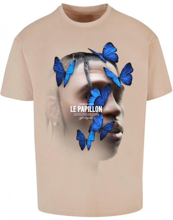 Тениска Le Papillon Oversize Tee wet sand XXL
