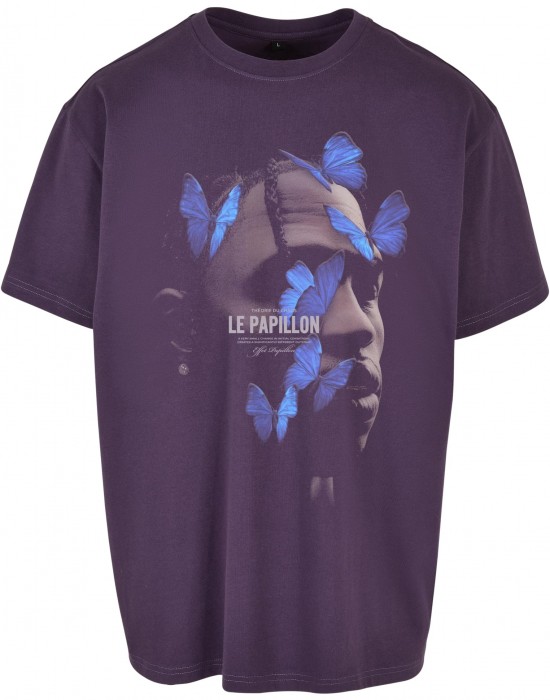 Тениска Le Papillon Oversize Tee purplenight XXL