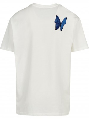 Тениска Le Papillon Oversize Tee blancwhite XXL
