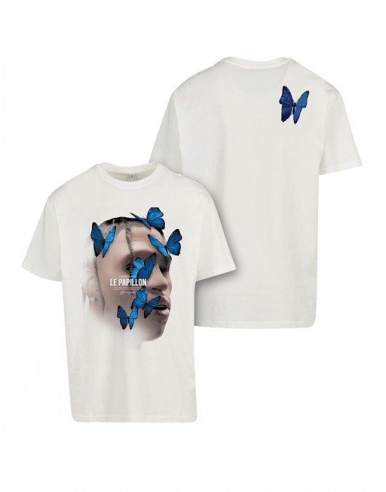 Тениска Le Papillon Oversize Tee blancwhite XXL