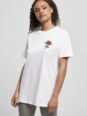 Тениска Ladies Rose Tee white XXL