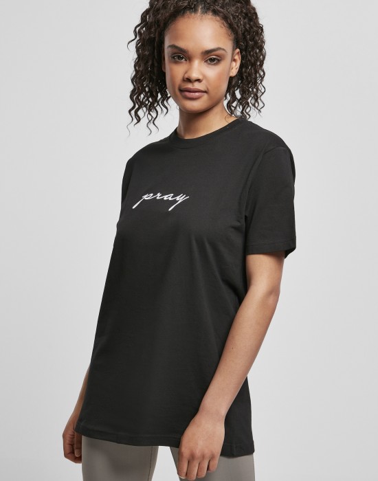 Тениска Ladies Pray EMB Tee black XXL