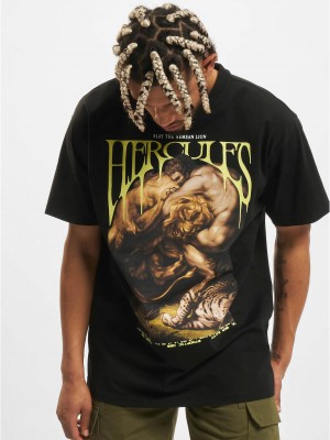 Тениска Hercules Oversize Tee black XXL