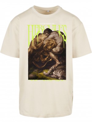 Тениска Hercules Oversize Tee sand XXL