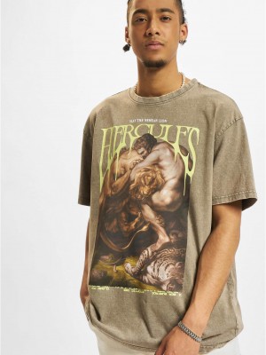 Тениска Hercules Oversize Tee darkkhaki XXL