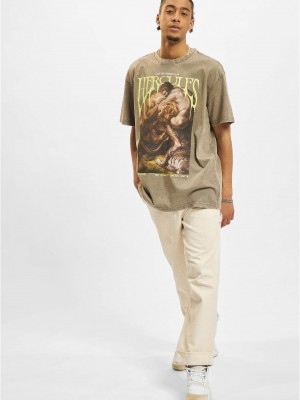 Тениска Hercules Oversize Tee darkkhaki XXL