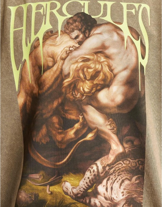 Тениска Hercules Oversize Tee darkkhaki XXL