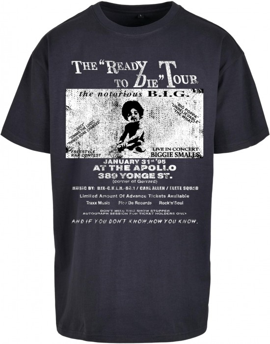 Тениска Bigie Retro Poster Tee navy XXL