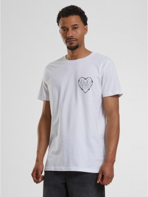 Тениска Burning Hearts Tee white XS