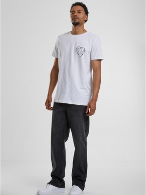 Тениска Burning Hearts Tee white XS