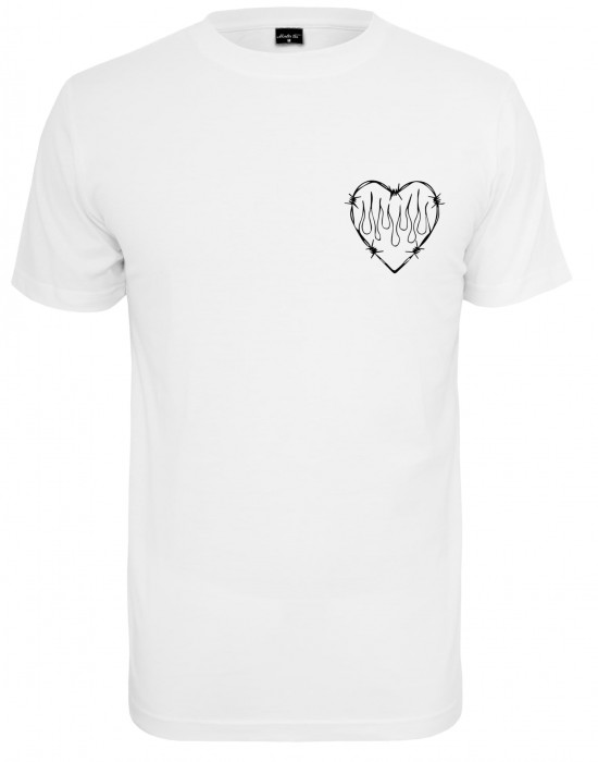 Тениска Burning Hearts Tee white XS