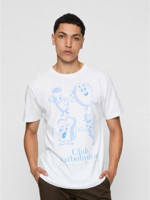 Тениска Club Carbohydrate Tee white XXL
