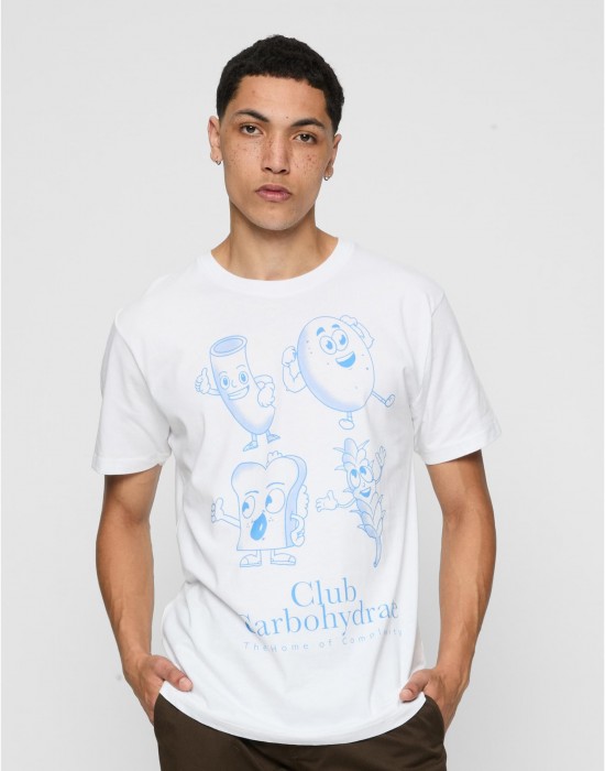 Тениска Club Carbohydrate Tee white XXL