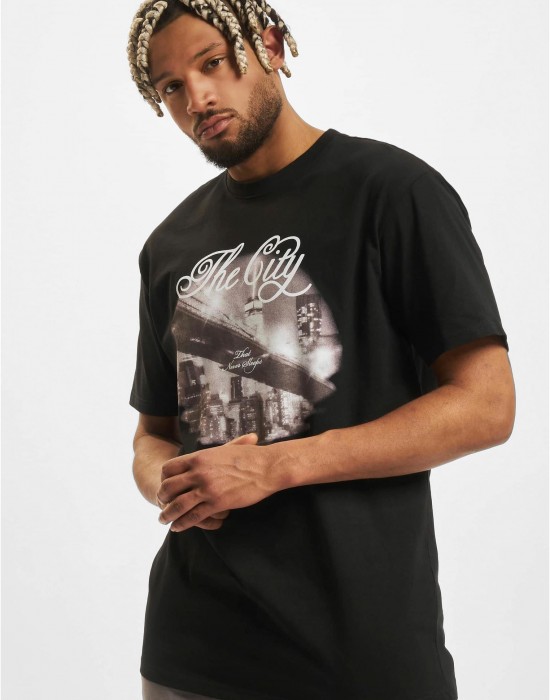 Тениска The City Oversize Tee black XXL