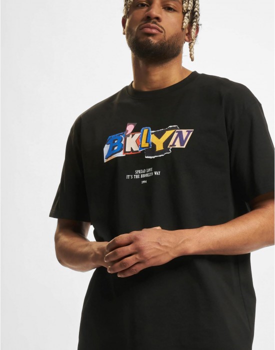 Тениска BRKLYN Oversize Tee black XXL