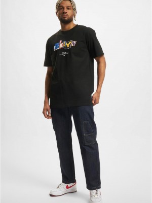 Тениска BRKLYN Oversize Tee black XXL