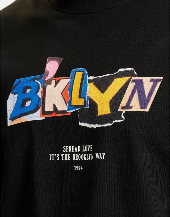 Тениска BRKLYN Oversize Tee black XXL