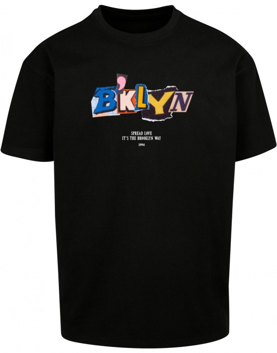 Тениска BRKLYN Oversize Tee black XXL