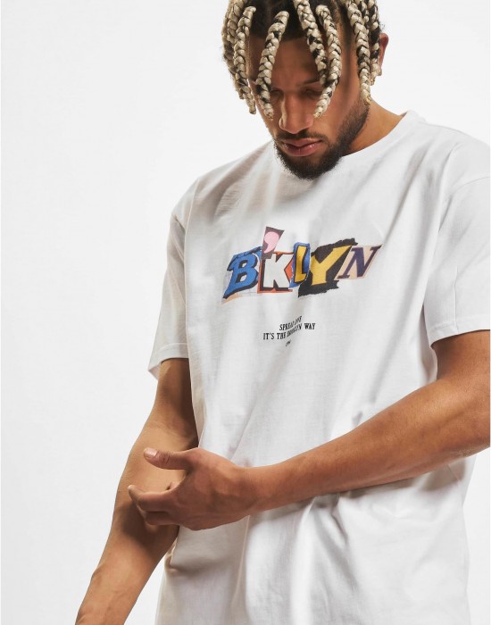 Тениска BRKLYN Oversize Tee white XXL
