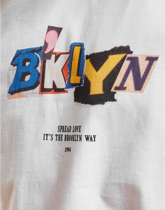 Тениска BRKLYN Oversize Tee white XXL