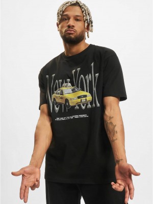 Тениска NY Taxi Oversize Tee black XXL