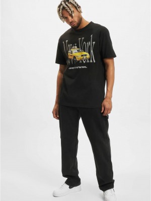 Тениска NY Taxi Oversize Tee black XXL