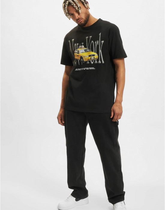 Тениска NY Taxi Oversize Tee black XXL