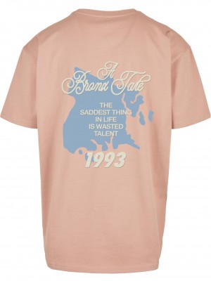 Тениска Bronx Tale Oversize Tee duskrose XXL