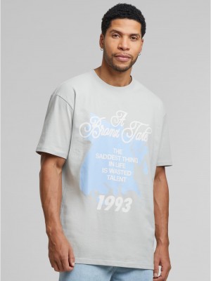 Тениска Bronx Tale Oversize Tee lightasphalt XXL