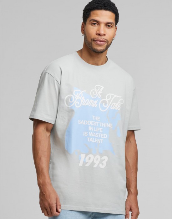 Тениска Bronx Tale Oversize Tee lightasphalt XXL