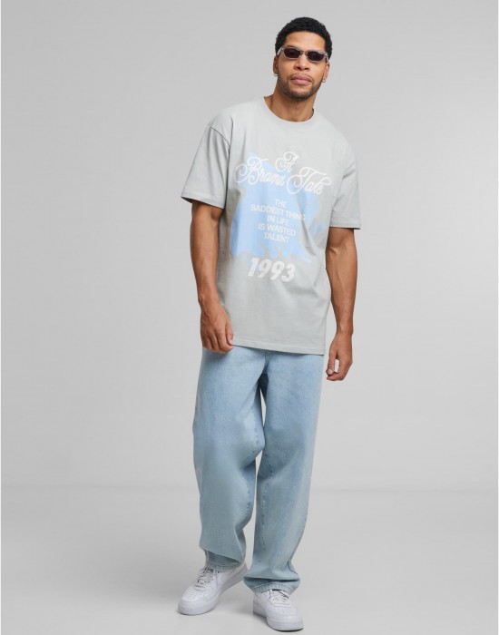 Тениска Bronx Tale Oversize Tee lightasphalt XXL