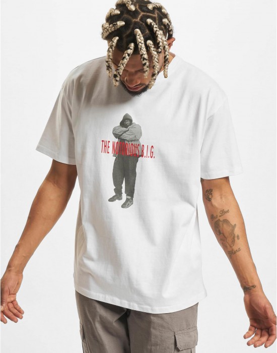 Тениска Biggie Smalls Concrete Oversize Tee white XXL