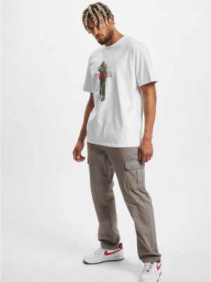 Тениска Biggie Smalls Concrete Oversize Tee white XXL