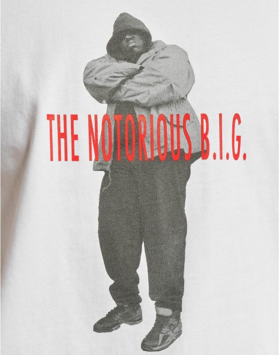 Тениска Biggie Smalls Concrete Oversize Tee white XXL