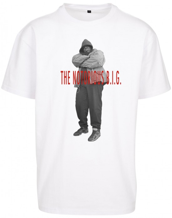 Тениска Biggie Smalls Concrete Oversize Tee white XXL