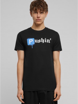 Тениска Pushin P Tee black XXL