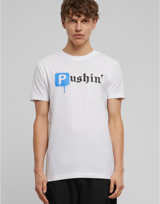 Тениска Pushin P Tee white XXL