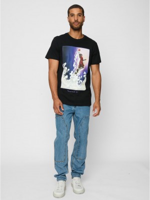 Тениска Way Up In The Sky Tee black XXL