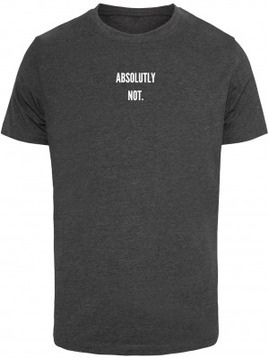 Тениска Absolutely Not Tee charcoal XXL