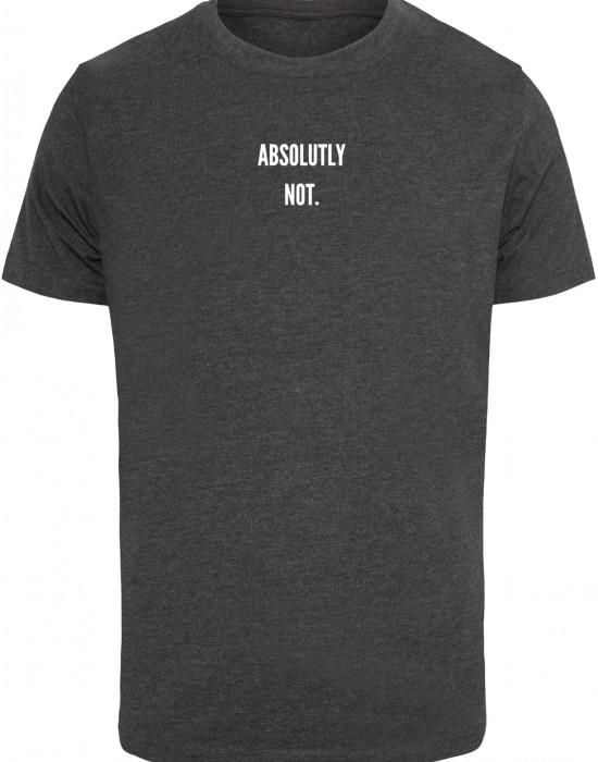 Тениска Absolutely Not Tee charcoal XXL