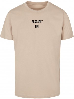 Тениска Absolutely Not Tee sand XXL