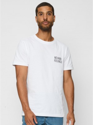 Тениска No Hard Feelings Tee white XXL