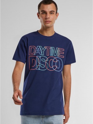 Тениска Daytime Disco Tee T-Shirt Round Neck light navy XXL