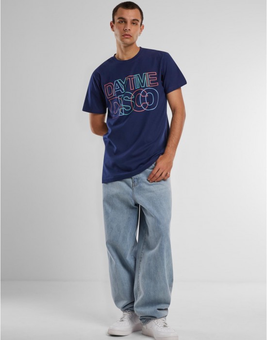 Тениска Daytime Disco Tee T-Shirt Round Neck light navy XXL