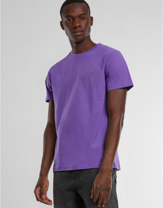 Тениска Rude Banana Tee T-Shirt Round Neck lilac XXL
