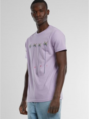 Тениска Miami Palms Tee lilac XXL